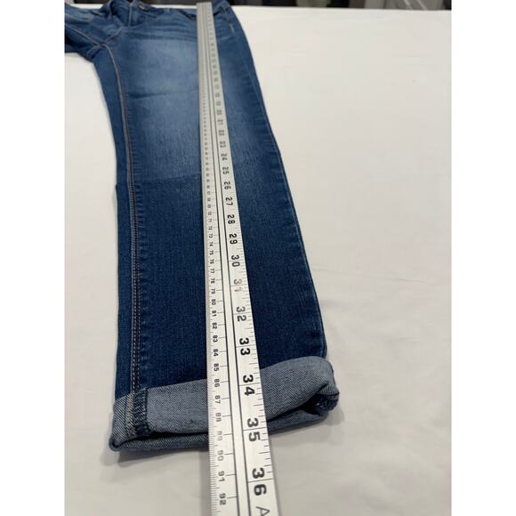 1822 Denim Adrianna Skinny Cropped Jeans 8 Dark Wash Slim Fit Mid Rise Stretch - Picture 11 of 11